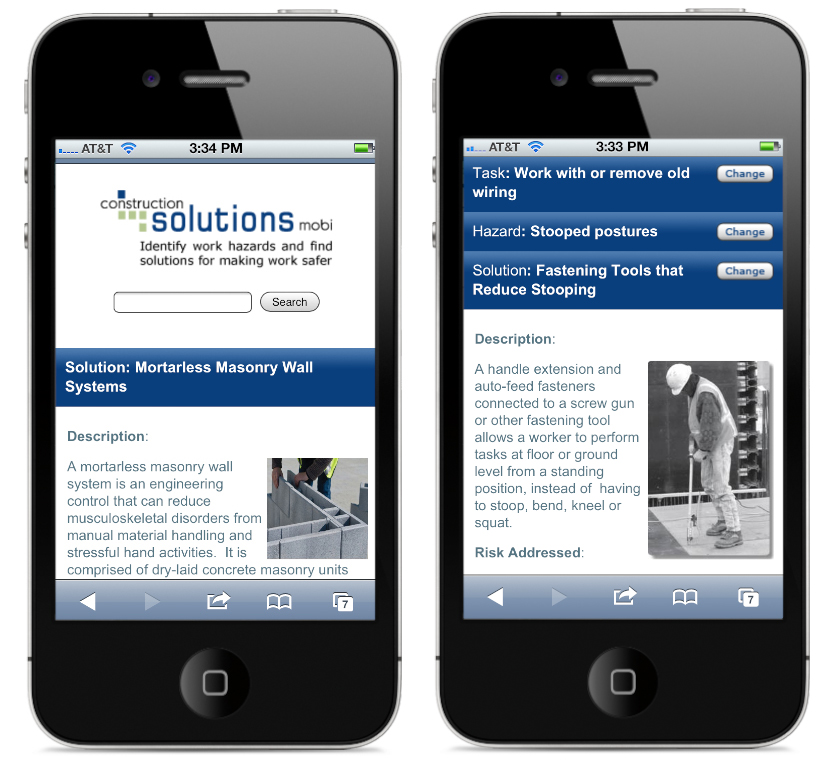 Construction Solutions Mobi project screenshot