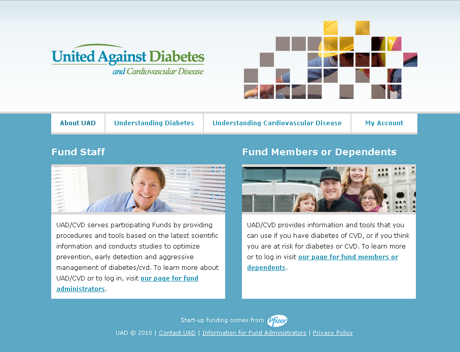 United Against Diabetes project screenshot